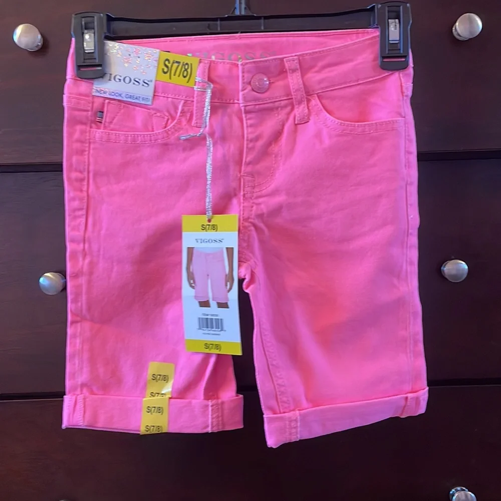 Vigoss pink girls Bermuda shorts XS 5-6